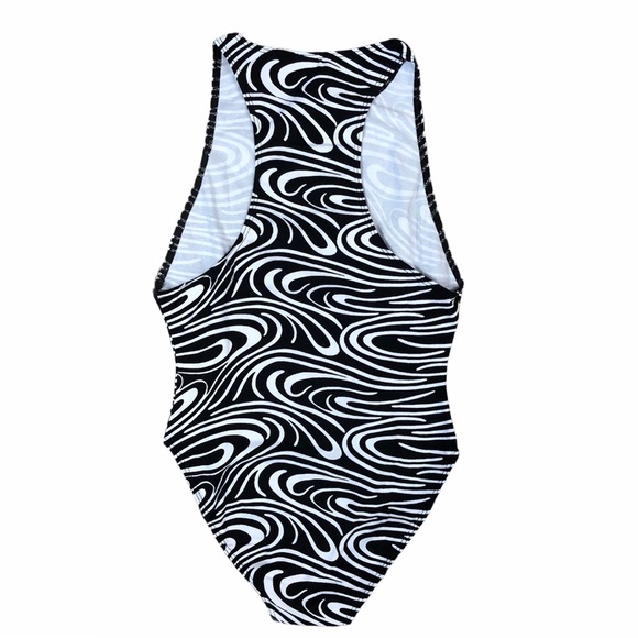 NWOT American Apparel Zebra Racerback Bodysuit - Picture 4 of 7